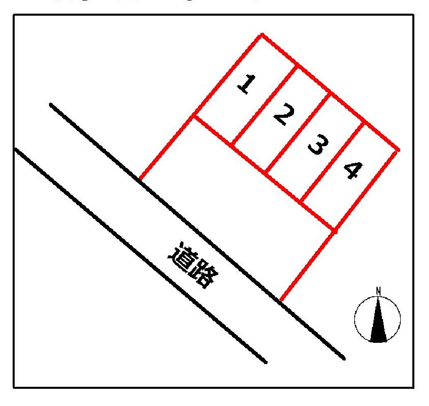 本鵠沼1丁目パーキング　区画図
