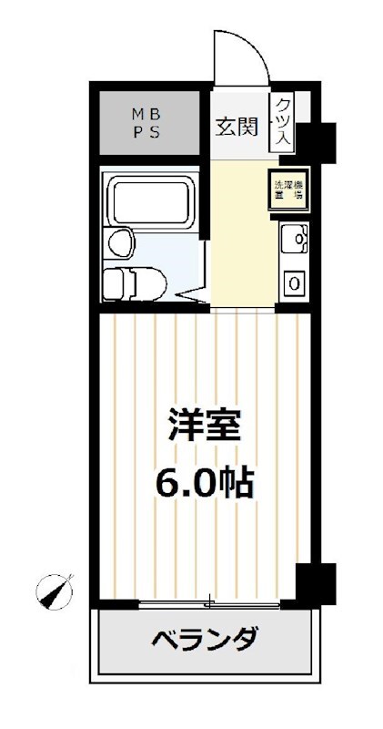 セザール藤沢（区分所有建物の賃貸区画） 間取り