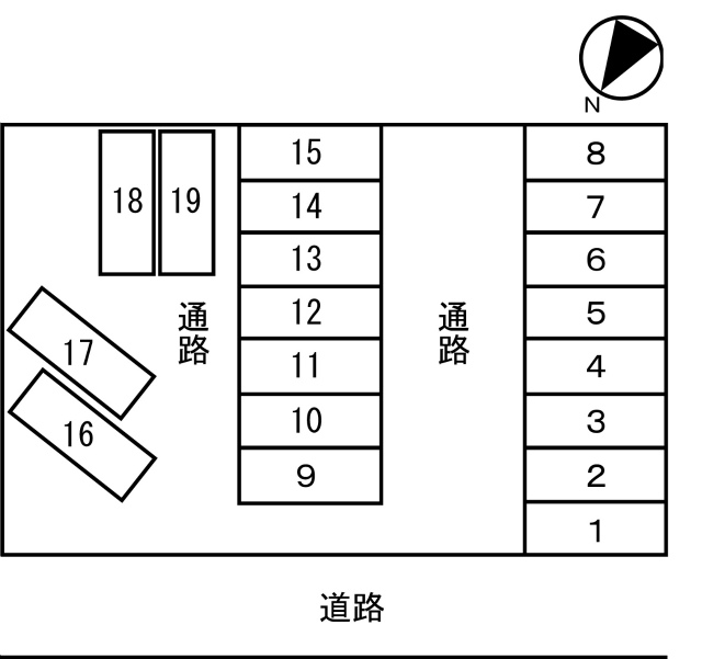 鵠沼橘パーキング 間取り