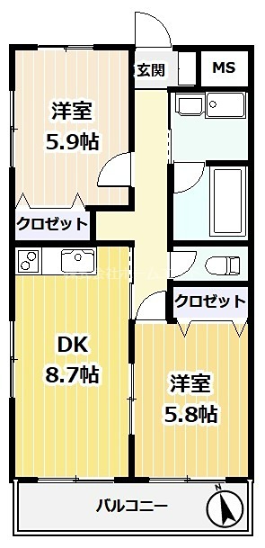 ヴィニヤード弥勒寺 間取り