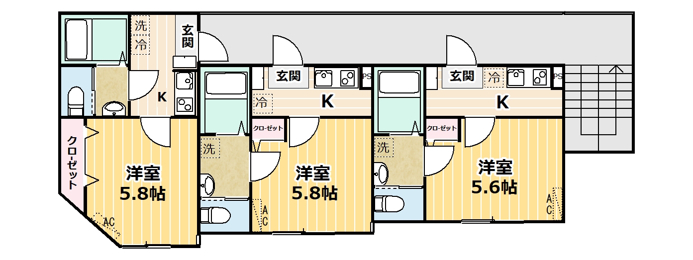レグレス レグレス　3階